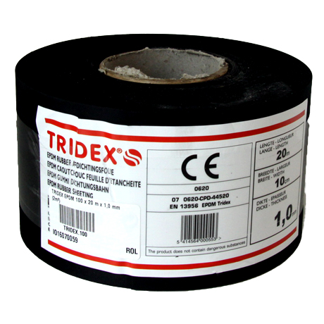 TRIDEX EPDM 10 cm x 20 m x 1,0 mm (2m²)