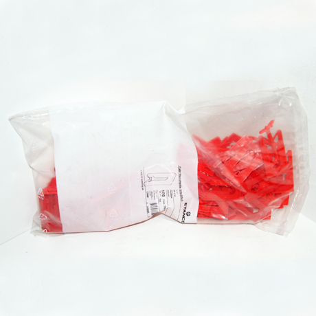 kaleerplaatje rood 60x30x3 mm (100 st/zak)