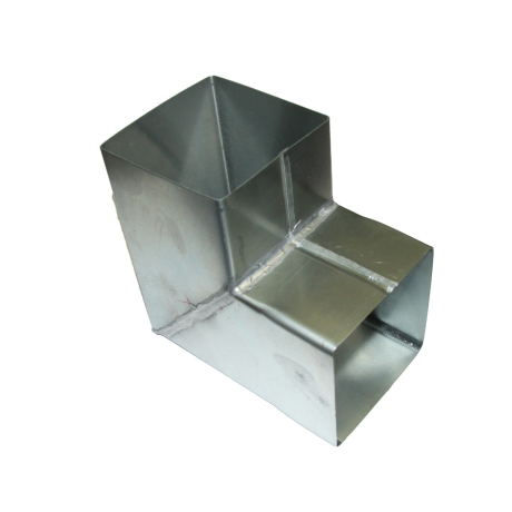 elleboog VK 100 87° Zn (25st/doos)