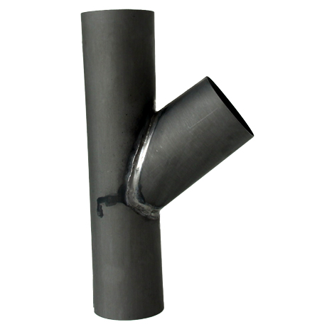 T-stuk dia 80 45° Quartz-zink