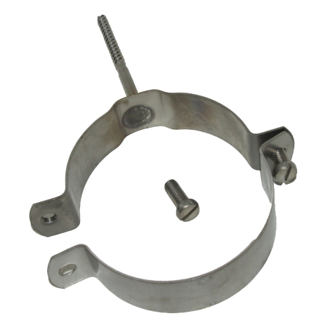 scharnierhaak dia 100 inox met schroefdraad