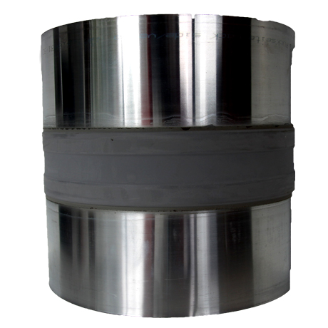 uitzetvoeg 390 x 6 m x 0,8 mm zink